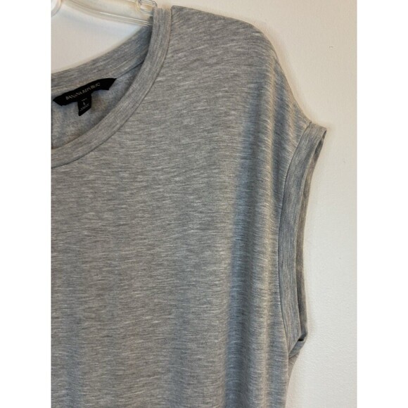 BANANA REPUBLIC Cozy Knit Jogger Jumpsuit Women Large Tall Gray Cap Sleeve - Picture 5 of 14